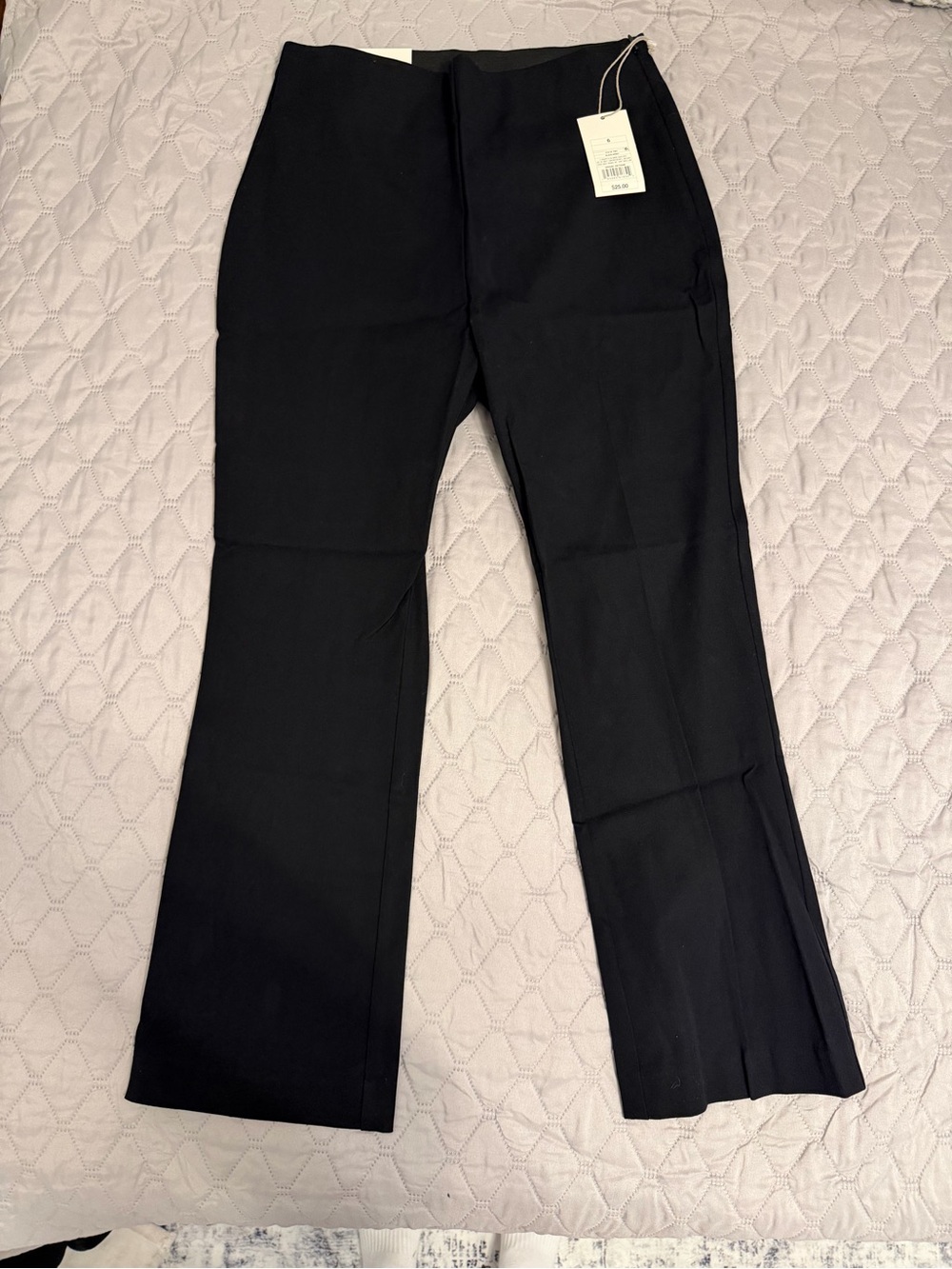 A New Day Women’s Black Kick Flare High Rise Pants - Size 6R